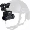 NVG50 Night Vision Monocular Helmet Night Vision Goggles,PVS-14 Tactical Military Night Vision Scope,4 Color Modes 1-4X Magnification,940nm Day&Night Use,HD Record&Playback for Camping