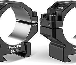 HD GEN-II 5-30×56 Optics with 7075 Scope Rings(34MM-0.97INCH) 2