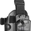 Tenebraex Ocular & Objective Flip Up Rifle Scope Lens Cap Covers Kit for Vortex Razor HD Gen III 1-10×24 3