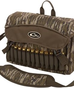 Drake Waterfowl Durable Water-Resistant Versatile Waterfowl Hunting Everyday Carry Shoulder Bag 2.0 w/Adjustable Strap-13 Lx9 Hx5 D, Mossy Oak Original Bottomland, One Size Fits Most