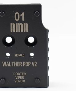 Adapter Plate for Walther PDP V2 Compatible with Trijicon, Holosun, Leupold, Shield, Docter