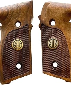 Salvatore Walnut Wood Handle Pistol Grips for Sig Sauer P229 with 5 Pieces Screws- Professional Grade Accessory