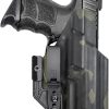 We The People Holsters – Aqua Topographic Map – Inside Waistband Concealed Carry – IWB Kydex Holster – Adjustable Ride/Cant/Retention 4