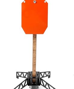 Steel Shooting Targets with Stand, AR500 Steel Hostage Reactive Shooting Target 3/8″ Thick with 2×4 Targets Stand