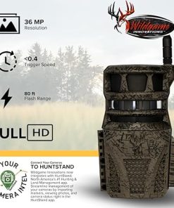 Wildgame Innovations Orbit 360-Degree 36MP Trail Camera Bundle with 32GB 100MBPS Memory Card and Card Reader 2