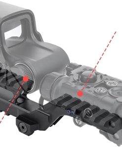 Tactical Group Type Mount + Upgrade PEQ with IR Laser + Red/Green Laser Sight + Strobe/Steady White LED Flashlight 2