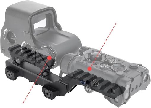 Tactical Group Type Mount + Upgrade PEQ with IR Laser + Red/Green Laser Sight + Strobe/Steady White LED Flashlight - Image 2