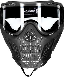 HK Army HSTL Skull Paintball Goggle/Airsoft Mask (Black, Clear) 2