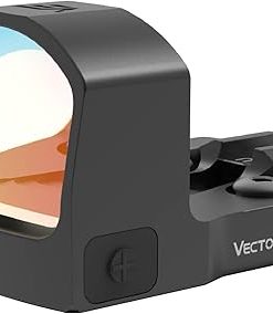 Vector Optics Frenzy 1x17x24 Mini Green Dot Sight, Low Profile 5 MOA Pistol Reflex Optics, Motion Awake, Ultra Compact, SCRD-G43, Fast Shooting, Fits for Handgun Cut Optics Ready