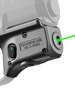 WARRIORLAND Green Laser Sight Fit Springfield Armory Hellcat (Not Fit Hellcat Pro), First Green Beam Sight with Power Indicator, Hellcat Laser with Ambidextrous On/Off Switch, WLS-118G, Black