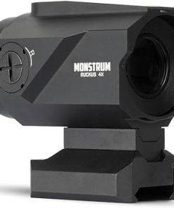 Monstrum Ruckus (e) 4X Prism Scope with Electronic Button Control and Shake Awake | BDC Reticle