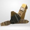 X-Wing Enhanced Rear Shooting Bag (QD Swivel, Brown) 4