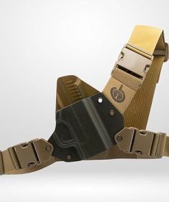 Kenai Chest Holster for a Springfield XDM 10mm (MAS Grey/Coyote)