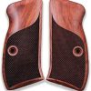 CZ Compact CZ 75-85 CZ P-01- P100 – C100 – T100 – PCR- CZ 75 D Compatible Handgun Grip Made of Rosewood