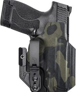Tulster Oath IWB Kydex Holster fits: M&P Shield/Plus 3.1″ 9/40 | Optic Compatible Inside The Waistband Appendix Concealed Carry