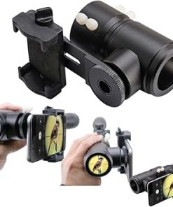 Rifle Scope Mount Camera Adapter – Smartphone Camera Adapter for Hunting & Birding – Dual Angles for Sighting and Aiming – for eyepieces Diameter of 36mm-46mm