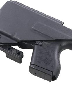 FDO Industries IWB Kydex Holster Compatible with Glock 43 w/ TLR6 -Discreet Carry Concepts 1.5″ Metal Monoblock Gear Clip – The Paladin Series – Made in USA 2
