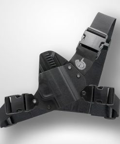 Kenai Chest Holster for a Springfield XDM 10mm (Black)