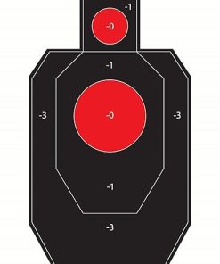 Official Practice IDPA Paper Shooting Targets, Competition Torso Target, IDPA Silhouette Shooting Target, Shooting Range Targets, Rifles, Handguns, & Shotguns