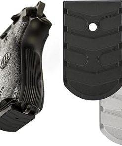 NDZ Performance Magazine Base Plate for Beretta 92 & 96, 9mm .40 S&W, Anodized Aluminum with Aspis Cut Design, Made in The USA – Choose Color & Pack Size