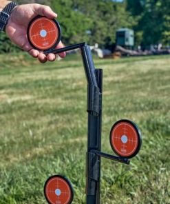 Champion Range and Target Rimfire Dueling Tree Steel Target, Interactive Shooting Experience for Precision & Speed Training 2