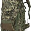 Outdoor Sports Pack Hiking Bag Tactical Rucksack Camo Knapsack Combat Camouflage Tactical Molle 50L Backpack – Russian Camo