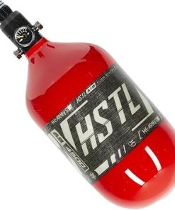 HK Army 68ci 4500psi HPA Paintball Tank – HSTL Carbon Fiber – Red