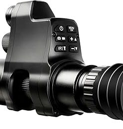 Night Vision Scope, Infrared 850nm,1920X1080 Resolution,3 IR Levels, Photos Video 128G, Night Vision Monocular 4X Magnifier,7 Reticles 4 Color,Day and Night 350Y, As Rifle Scope Attachment for Hunting