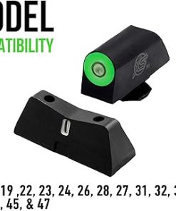 XS Sights DXT2 PRO Series Sights Compatible with Glock Gen 1-5 Including MOS Models 2