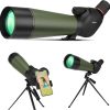 HUICOCY Spotting Scopes, 39-19m/1000m Spotting Scopes with Tripod, FMC Lens, BAK4 45 Degree Angled Eyepiece, Fogproof Scope with Phone Adapter, Carry Bag, Bird Watching Wildlife Scenery