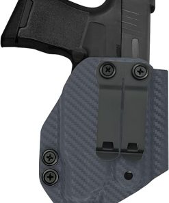 IWB Carbon Fiber Holster Compatible with Sig Sauer P365 Macro with TLR7 Light, Adjustable Retention & Cant, Tactical Accessories, Light Bearing Concealed Carry Holster for Men & Women