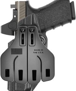 Tulster OWB Range+ Kydex Paddle Holster in Right Hand fits: Glock 17/22 / 31/47 / 49 | Optic Cut Outside The Waistband Open Carry 2
