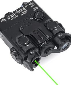 Metal DL-A Box Laser Sights，with IR Laser + Red/Green/Blue Laser Sight + Strobe/Momentary/Constant Modes Whitelight LED 160 Lumens Flashlight，with Pressure Switch，for 20mm Rail