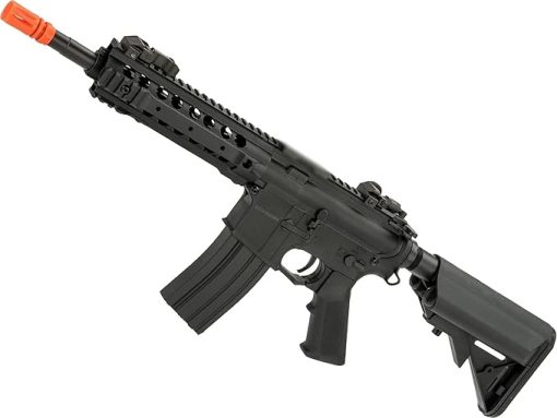 Evike Airsoft - CYMA Sport CQB Airsoft M4 AEG with 8" UX 4 Handguard (Color: Black)