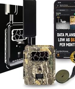 Spartan Gocam 4G LTE Trail Camera, AT&T Certified, Remotely Update Camera Settings, Fully Configurable via App, HD Video, HD Photo, Blackout Flash, Hunting, Security, Surveillance, Realtree® Edge
