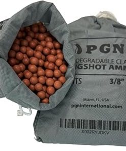PGN Biodegradable Clay Slingshot Ammo – Straight & Precise Practice Slingshot Ammo – Non-Toxic Pocket Slingshot Ammo