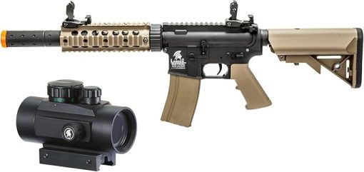 Extra Airsoft Tactical B-Style Metal Red/Green Dot Sight - Lancer Tactical Gen 2 Airsoft Rifle SD M4 GEN 2