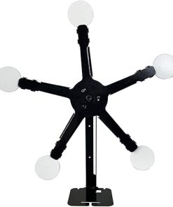 Atflbox Resetting and Rotate The Metal Shooting Target for Airsoft BB Guns,Star and Rectangle5 2