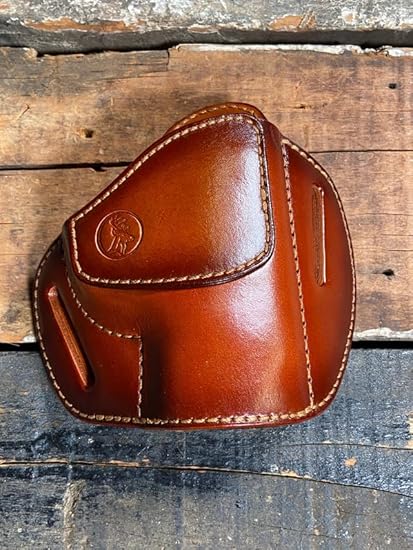 Tan OWB Leather Pancake Holsters for Bond Arms Derringers 2.5″-4.25″ Tan OWB Leather Pancake Holsters for Bond Arms Derringers 2.5"-4.25"