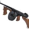 Evike Airsoft – Cybergun Licensed Thompson 1928 “Chicago Typewriter AEG Airsoft Rifle w/Imitation Wood Furniture (Package: Gun Only)
