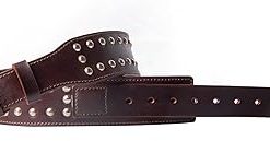 Hulara Genuine Leather Concealed Carry Tapered Ranger Belt for Gun Holster Tactical Brown Leather Belt
