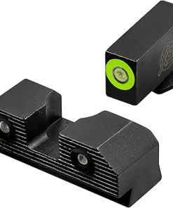 XS Sights R3D 2.0 Sights Compatible with Glock 17, 19, 22, 23, 24, 26, 28, 27, 31, 32, 33, 34, 35, 36, 38, 39, 45, & 47 Gen 1-5, Including MOS Models