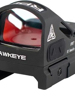 Hawkeye 1x24mm Red Dot Sights, 2 MOA Shake to Awake Compact Open Reflex Sight with Picatinny Mount Compatible with RMR Footprint