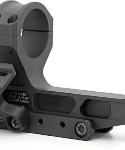 Tactical Fast LPVO Scopes Mount Base Adapter 2.05″ Height 30mm Tube with 45 Degree Offset Mount Plate for T1 RMR Footprint Optic Red Dot Reflex Sights，Fits for Standard 20mm Picatinny Rail Mounting