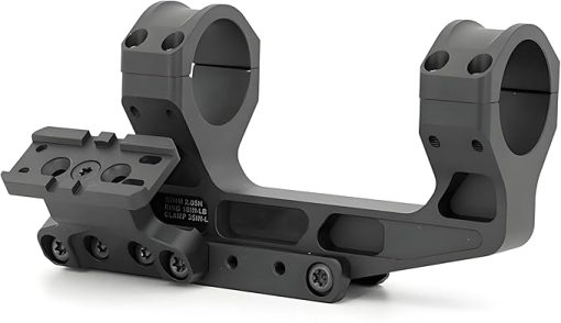Tactical Fast LPVO Scopes Mount Base Adapter 2.05" Height 30mm Tube with 45 Degree Offset Mount Plate for T1 RMR Footprint Optic Red Dot Reflex Sights，Fits for Standard 20mm Picatinny Rail Mounting