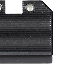 Night Fision Optics Ready Stealth .469-.494 Night Sight Set for Glock 17/19/34 Designed for DPP/509t/Acro, Yellow Front Ring, Black Rear Rings
