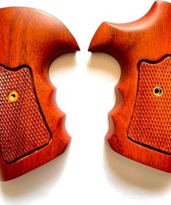 BMPL Hardwood Grips for Security Six Service Six Speed Six Revolver, New Handmade Handcraft