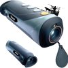 KINSEI Thermal Imaging Monocular, Thermal Monocular Night Vision Telescope, 10mm Focal Lens 256×192(50HZ) Effective Pixels Heat Vision Goggles Optic Spotting Scope Camera for Night Hunting-Grey