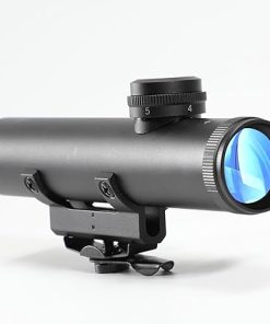 Rifle Scope 4×20, Carry Handle Rifle Scope, Mil Dot Reticle and BDC Turret, Peep Sight Mount, Retro A2 Style