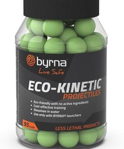 Byrna LE Training Bundle – 95 Count Eco-Kinetic Projectiles (0.68 Caliber) & 10 Count CO2 Cartridges (12 Gram) for Byrna LE Launchers 2
